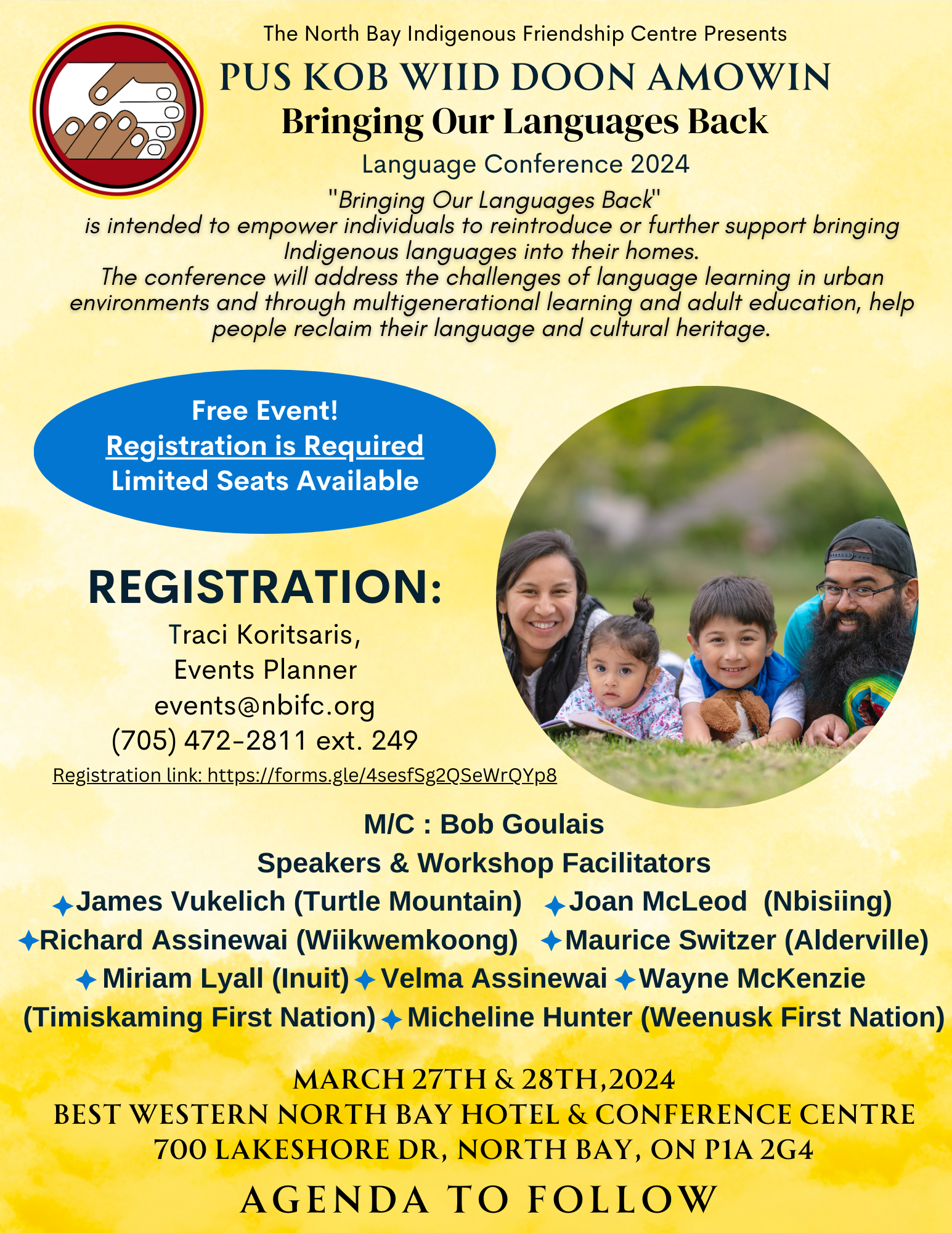 Bringing Our Languages Home Conference, hosted by the NBIFC>