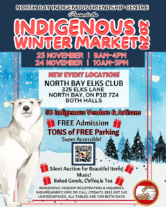 2024 Indigenous Winter Market Poster - 